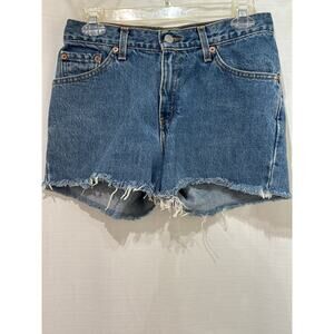 LEVI’S 517 Bootcut Low Rise Denim Cut-Off Shorts Juniors 5